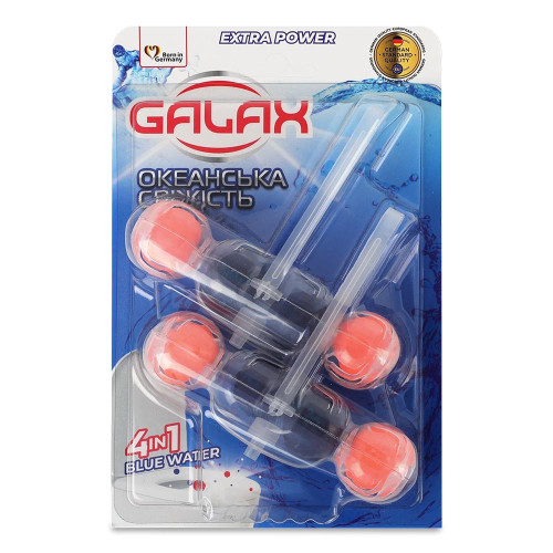 Шарики для туалету Galax 1шт, Океанська свіжість