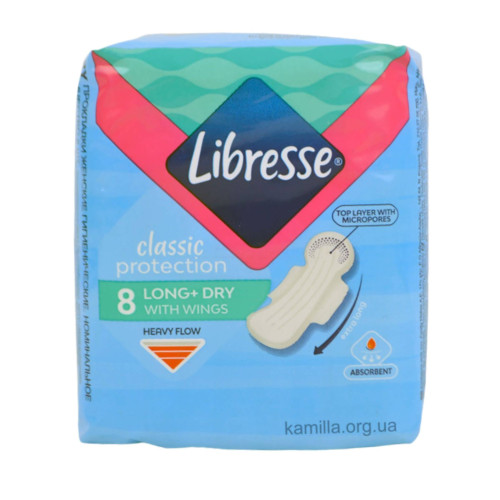 Гігєнічні прокладки Libresse Classic Ultra Dry Super 8 шт.