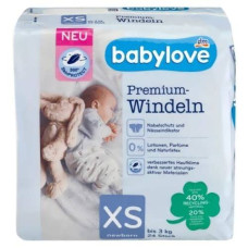 Підгузники дитячі Babylove №0 24шт