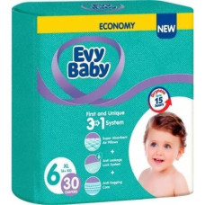 2/Підгузники дитячі Evy Baby №6 16+ 30 шт.