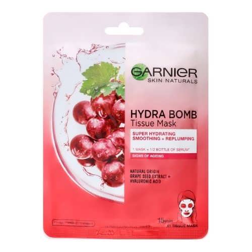 Mаска з тканини Garnier Skin Naturals Виноград 32 г.
