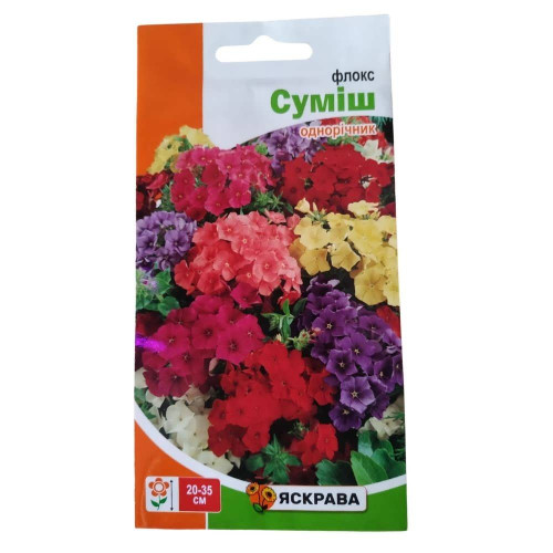 Насіння Флокс Яскрава суміш 0,2г Однорічник