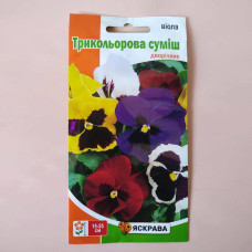 Насіння Яскрава Віола трикольорова суміш 0,1г Дворічник
