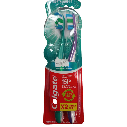 3убна щітка Colgate 360% Soft 2 шт.
