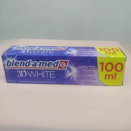 Зубна паста Blend-a-Med 100мл 3Д Вайт Класична свіжість 