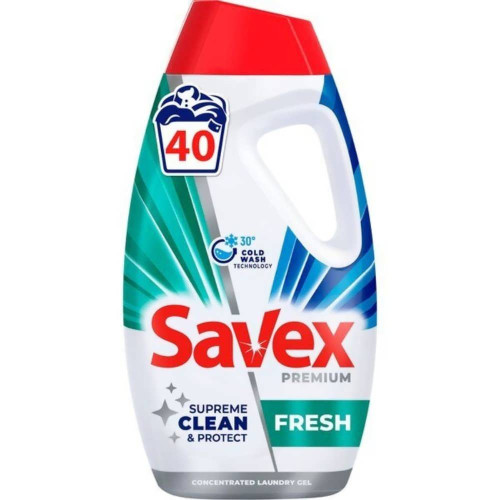 Гель для прання Savex 1,8л Premium Fresh