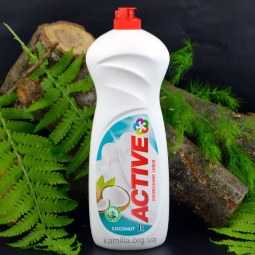 Засіб для миття посуду Active Coconut 1 л.