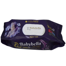 Вологі серветки  Babybella 120шт Super soft
