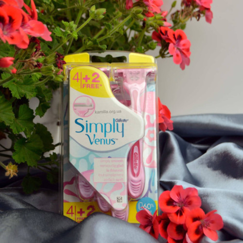 Жіночі станки для гоління Gillette Simply Venus 6 шт