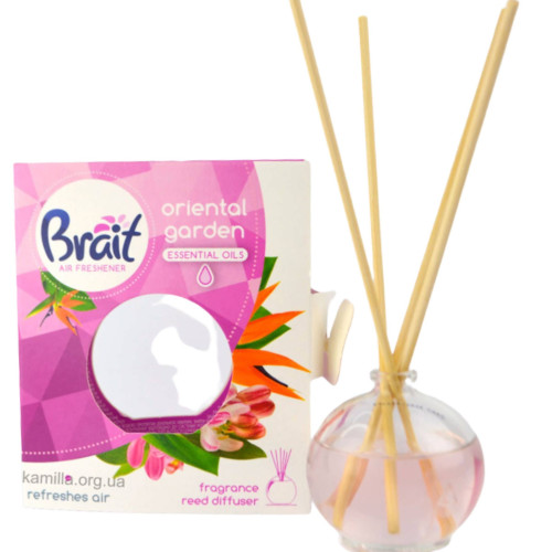 Oсвіжувач повітря з деревяними палочками Brait Oriental Garden 40 мл.