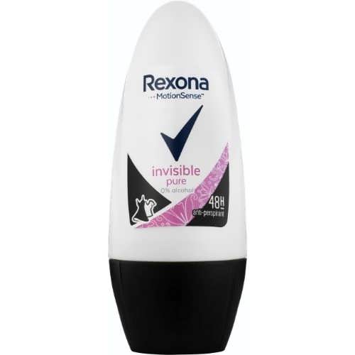 Дезодорант кульковий Rexona 50мл Інвізібил Пюре 