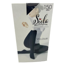 Колготи жіночі Велюр Siela 150ден №5 Неро