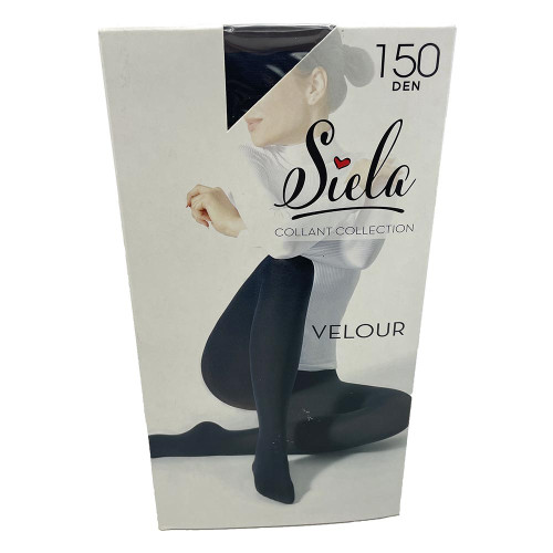 Колготи жіночі Велюр Siela 150ден №5 Неро