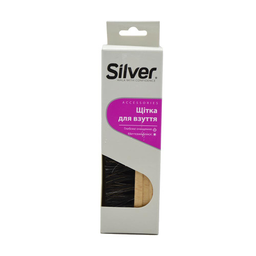 Щітка для взуття Silver натуральний ворс