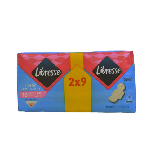Гігієнічні прокладки Libresse Classic Protection Regular 18 шт.
