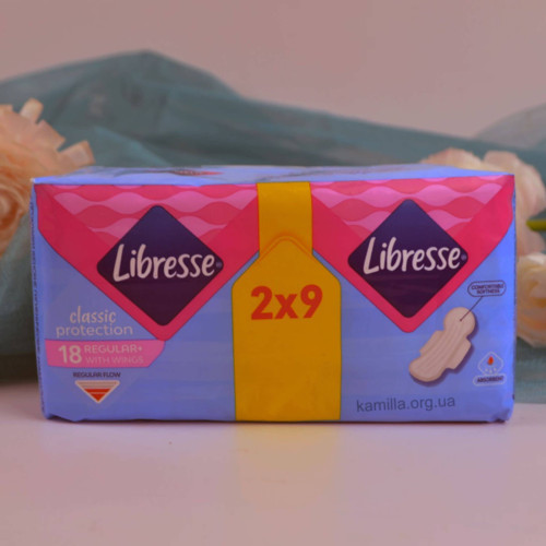 Гігієнічні прокладки Libresse Classic Protection Regular 18 шт.