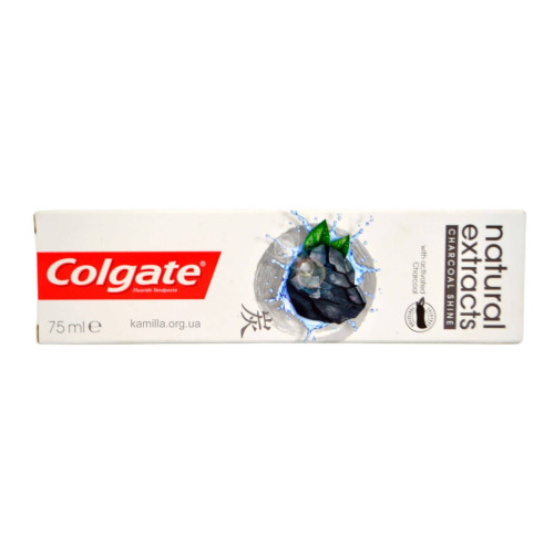3убна паста Colgate Безпечне відбілювання Природне вугілля 75 мл.