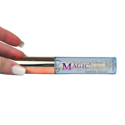 Блиск для губ Magic Your Life Прозорий із Золотими Блискітками 808 4 мл.