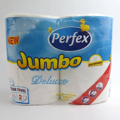 Кухонні рушники Perfex Deluxe Jumbo 2-х шарові 2шт Делюкс  