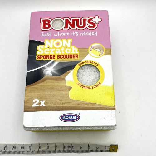 Губка BONUS Non-scratch easy sponge scourer для миття посуду 2 шт