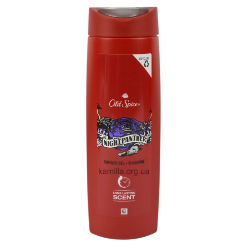 Чоловічий гель для душу Old Spice Чорна пантера 400 мл.