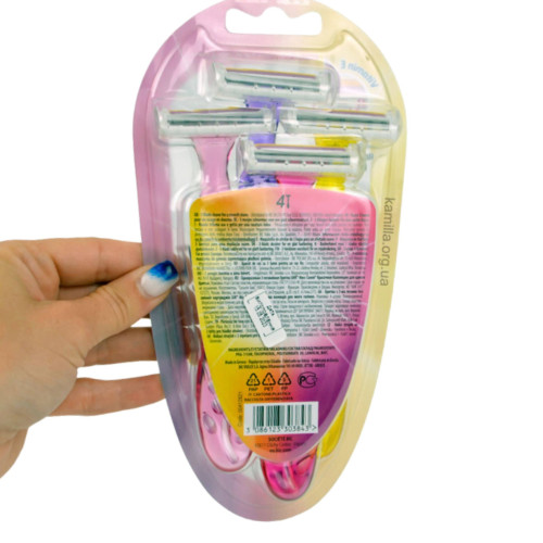 Станок для гоління Bic Miss Soleil Color Collection 4 шт
