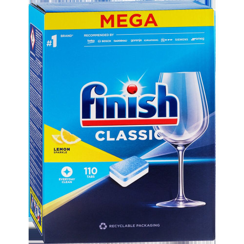 Таблетки для посудомийної машини Finish Classic Lemon 110шт