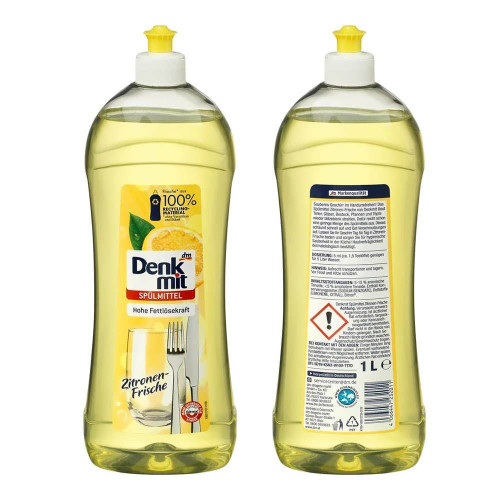 Засіб для миття посуди DenkMit 1л Лимон