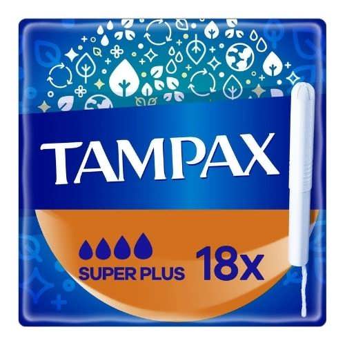Тампони Tampax Compak Super Plus, з аплікатором, 18 шт.