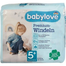 2/Підгузники дитячі Babylove №5+ 34шт 8-14кг