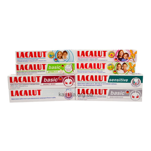 Зубна паста Lacalut Basic 75 мл.