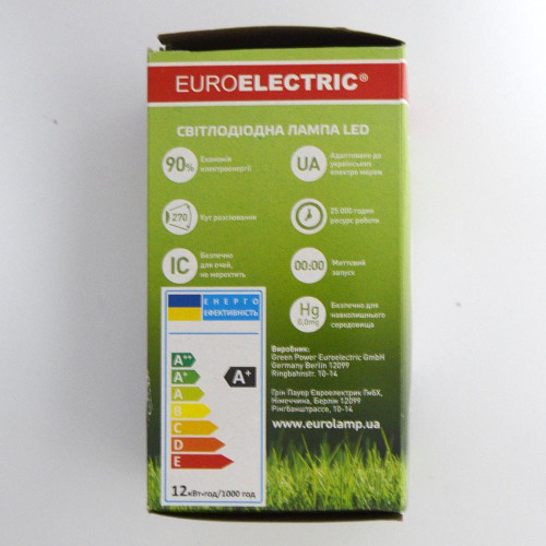 Лампочка Лед Euroelectric Г45 5В Е27 4000К 05274