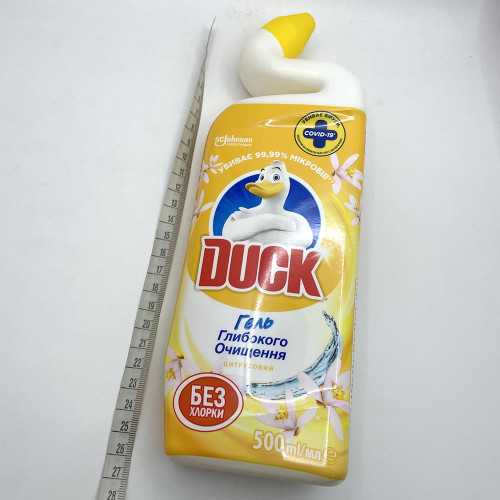 Засіб для чищення туалетів Duck 500мл Цитрусовий