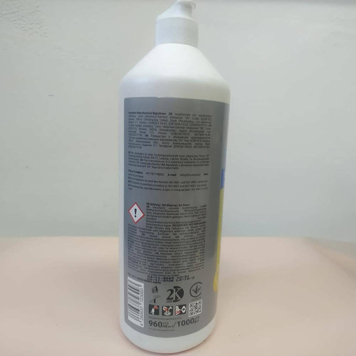 Засіб для миття посуду Wash & Free Соковитий лимон та мята 1 л.