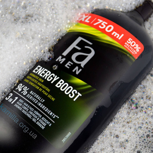 Чоловічий гель для душу Fa Sport Energy Boost 750 мл.