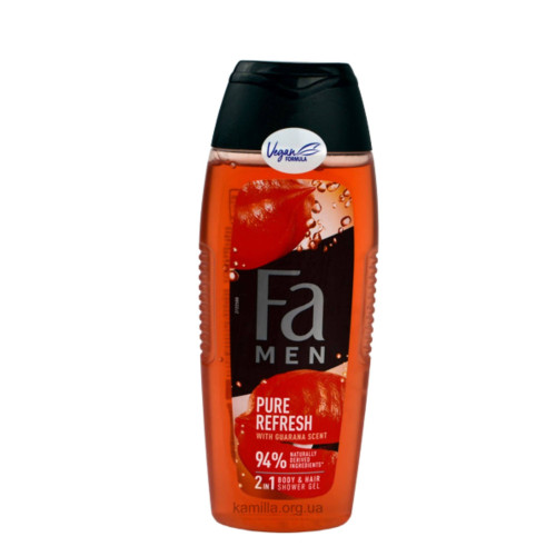 Чоловічий гель для душу Fa Pure Refresh Guarana Scent 400 мл.