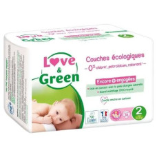 2/Підгузники дитячі Love and green №2 36шт