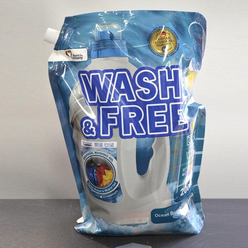 Гель для прання Wash & Free 2л Морська свіжість (дойпак)