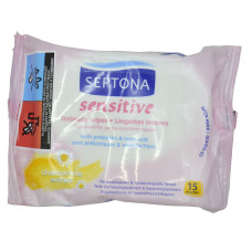 Вологі серветки Septona 15шт Сенситів