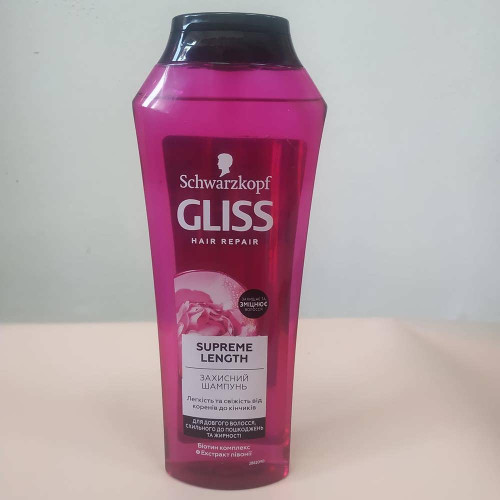 Шампунь для волосся Gliss Kur 250мл Супреме Ленгт