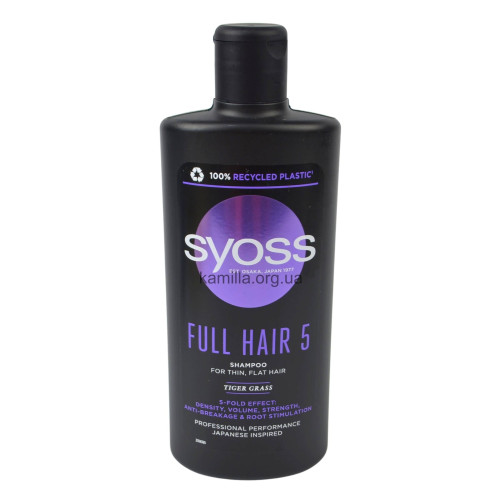 Шампунь для волосся Syoss Full Hair 5 440 мл.