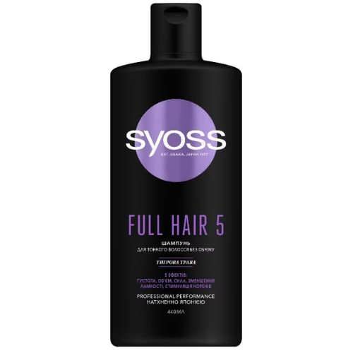 Шампунь для волосся Syoss Full Hair 5 440 мл.