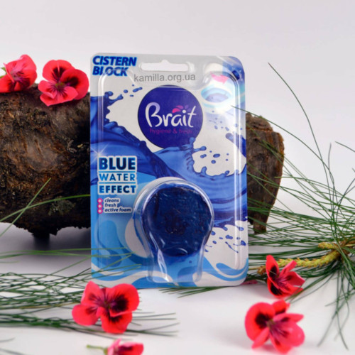 Блок для туалетного бочку Brait Blue water effect 1 шт