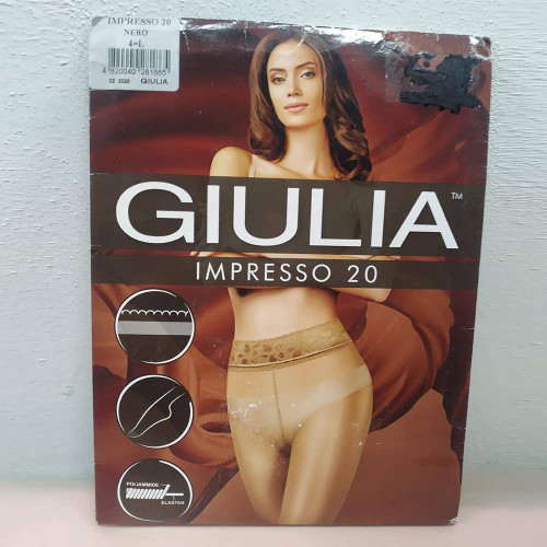 Колготи жіночі Giulia Імпрессо 20ден №4 Неро