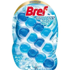 Засіб для чищення унітазу Bref Brilliant Gel All in 1 Арктичний океан, 3 шт.