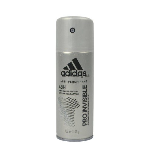 Чоловічий дезодорант спрей Adidas Pro Invisible 150 мл.