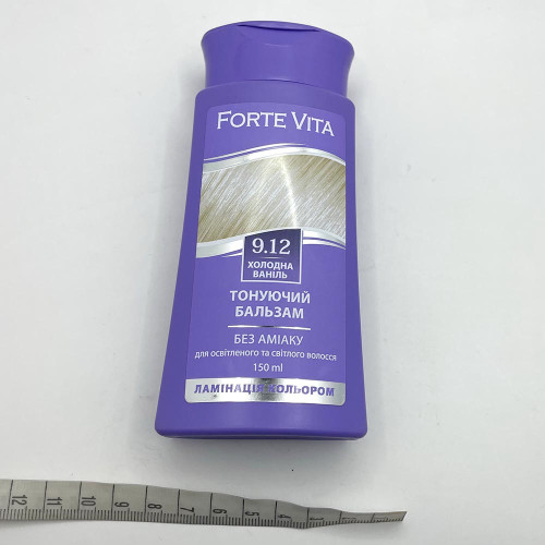 Тонуючий бальзам для волосся Forte Vita 150мл №9,12 Холодна ваніль