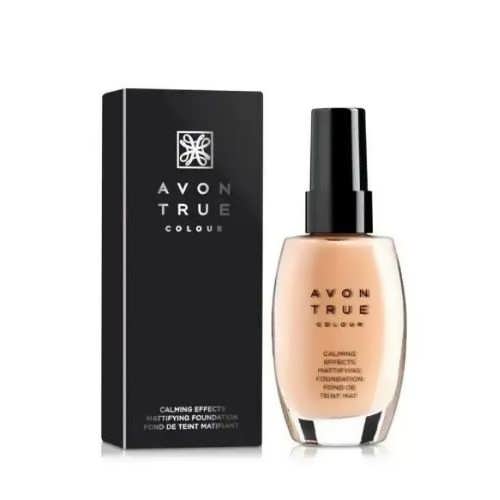2/Матовий тональний крем для обличчя Avon True Colour Nude 30мл