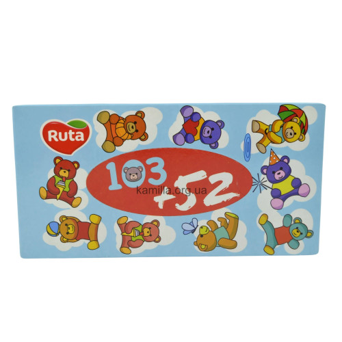 Серветки для столу Ruta 2-х шарові Kids 155 шт.