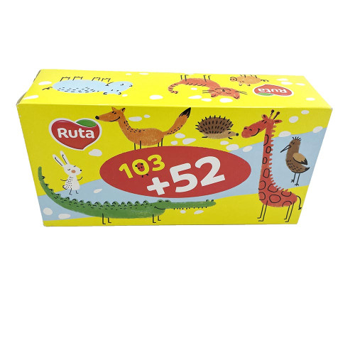 Серветки для столу Ruta 2-х шарові Kids 155 шт.